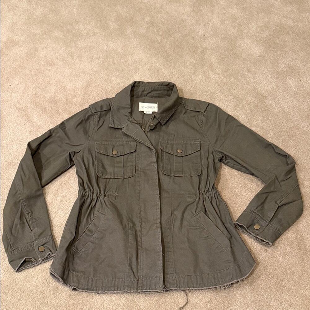 Zara Khaki Utility Jacket